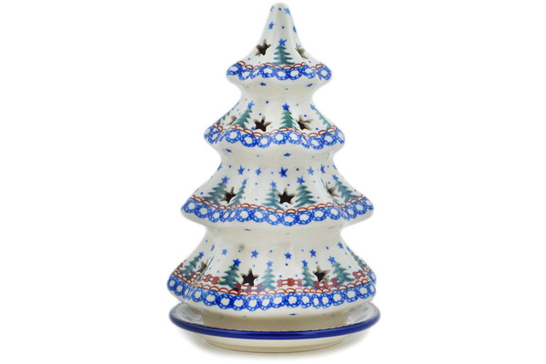 Christmas Tree Candle Holder 8"