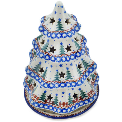 Christmas Tree Candle Holder 8"