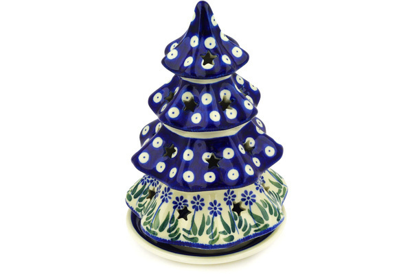 Christmas Tree Candle Holder 8"