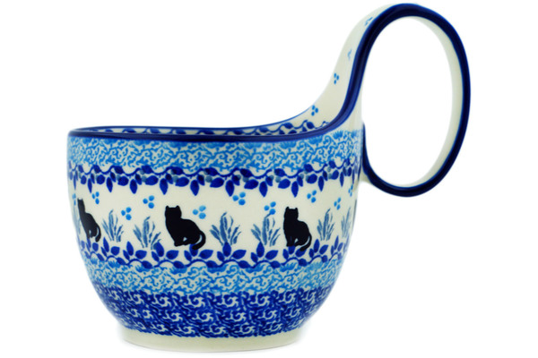 Bowl with Loop-Handle 6"