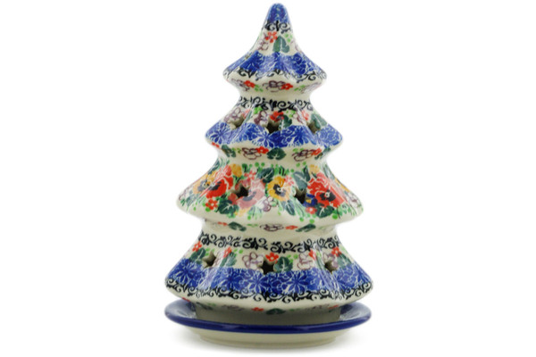 Christmas Tree Candle Holder 8"