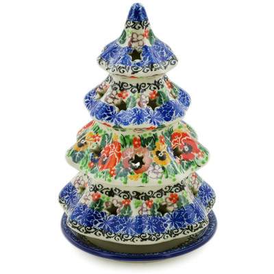 Christmas Tree Candle Holder 8"
