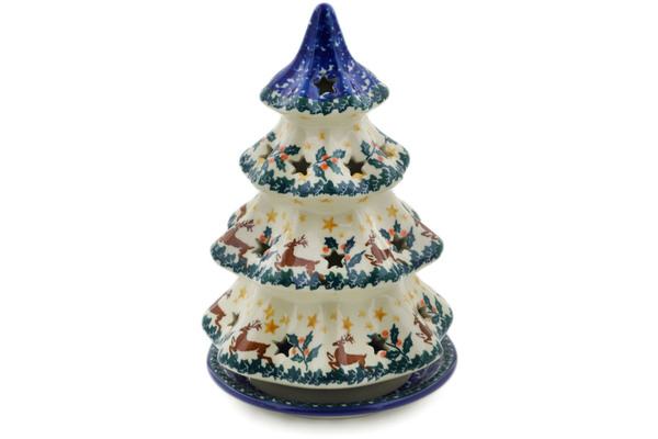 Christmas Tree Candle Holder 8"