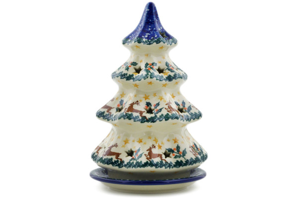 Christmas Tree Candle Holder 8"