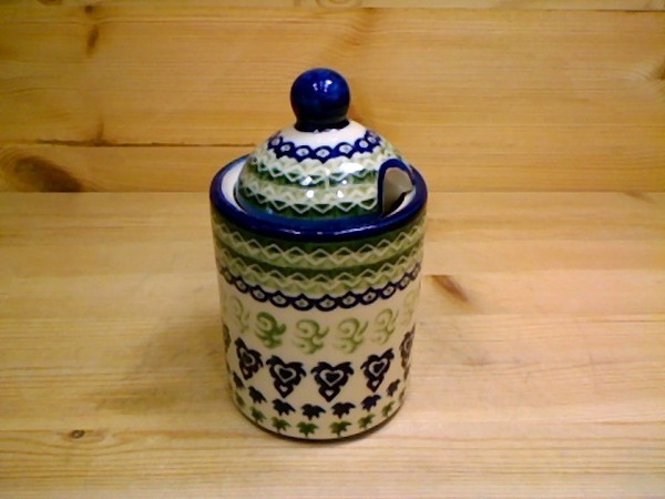Jar with Lid with Opening 6"