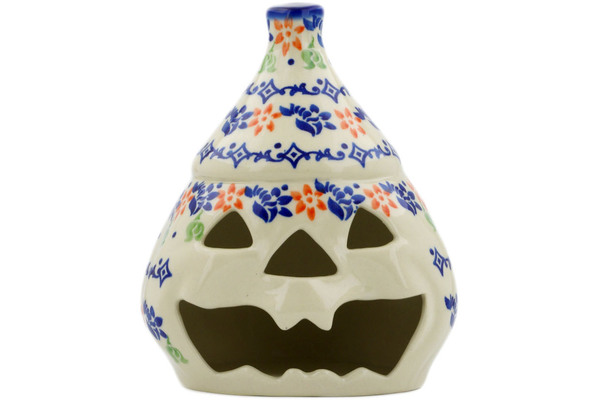 Jack O Lantern Candle Holder 6"