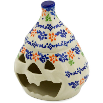 Jack O Lantern Candle Holder 6"