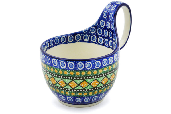 Bowl with Loop-Handle 6"