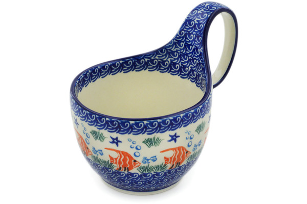 Bowl with Loop-Handle 6"