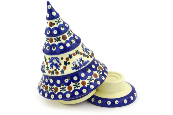 Christmas Tree Candle Holder 9"