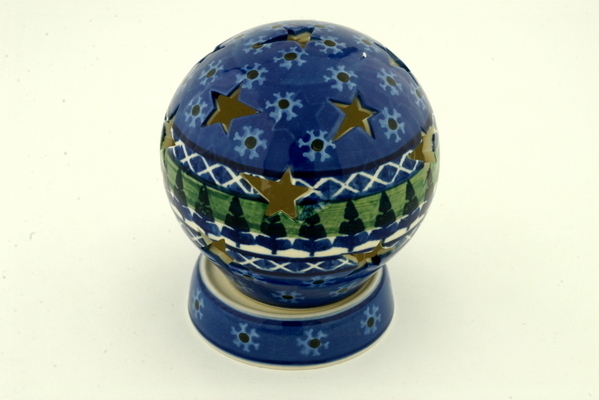 Globe Shaped Candle Holder 5"