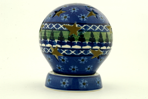 Globe Shaped Candle Holder 5"