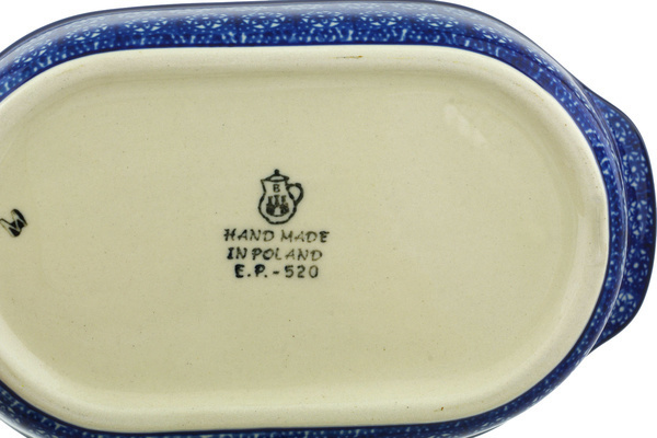 Oval Baker with Handles 8"