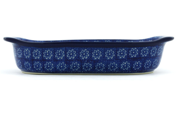 Oval Baker with Handles 8"