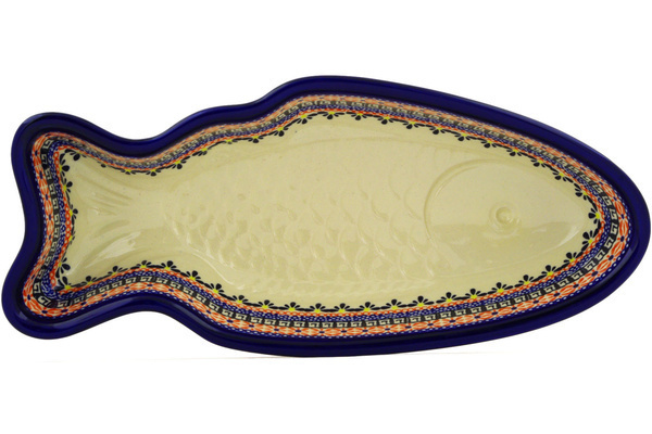 Fish Shaped Platter 14"