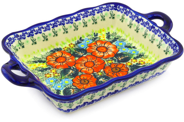 Rectangular Baker with Handles 12"