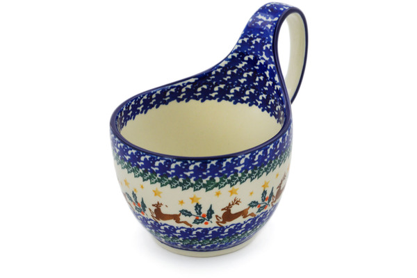 Bowl with Loop-Handle 6"