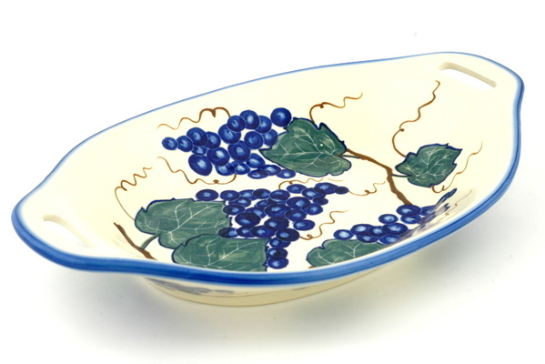 Platter with Handles 13"