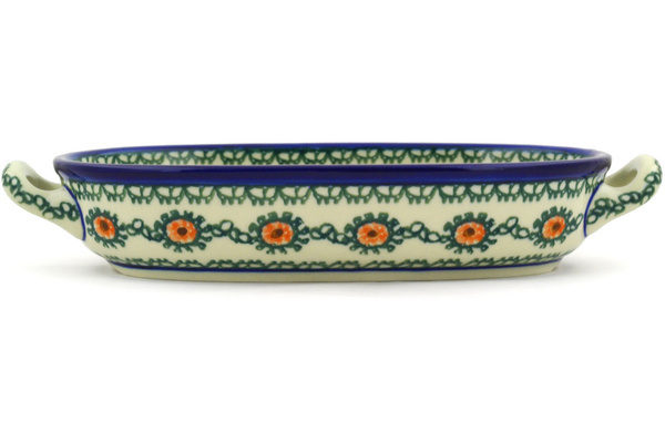 Oval Baker with Handles 9"