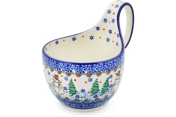 Bowl with Loop-Handle 6"