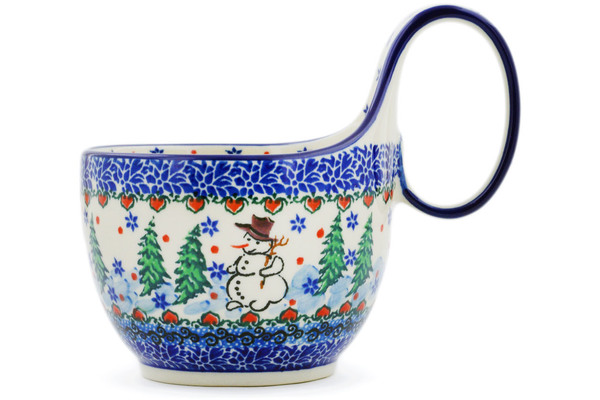 Bowl with Loop-Handle 6"