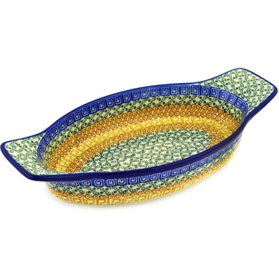 Oval Baker with Handles