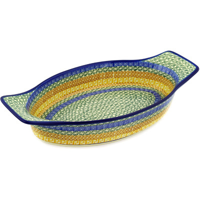 Oval Baker with Handles