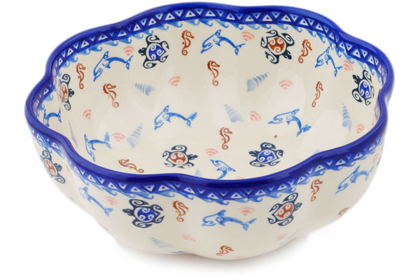 Scalloped Fluted Bowl 10"