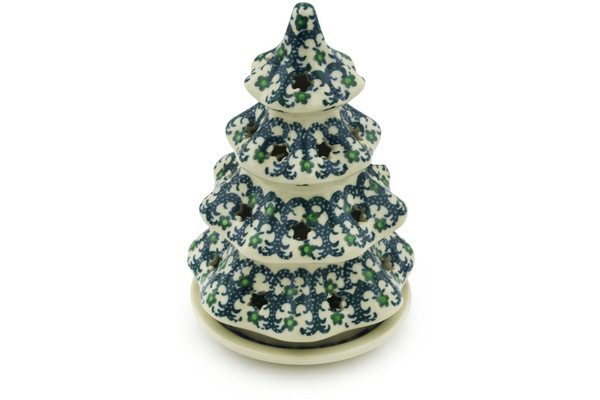 Christmas Tree Candle Holder 6"