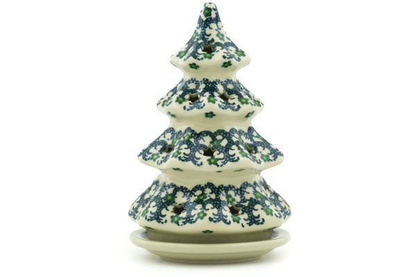 Christmas Tree Candle Holder 6"