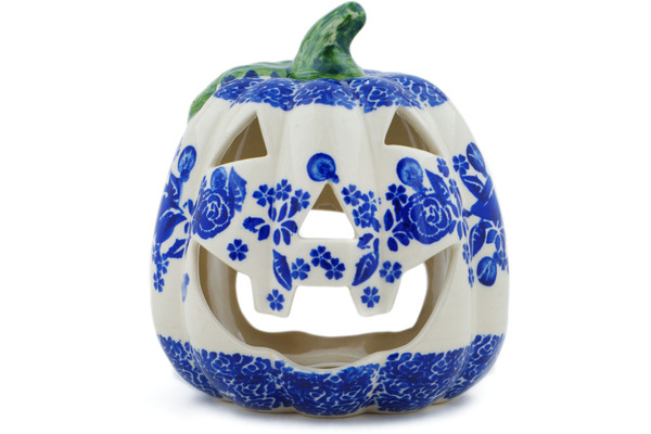 Jack O Lantern Candle Holder 6"