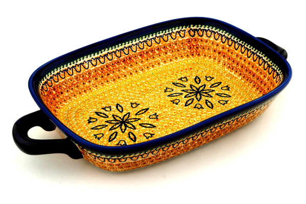 Rectangular Baker with Handles 18"