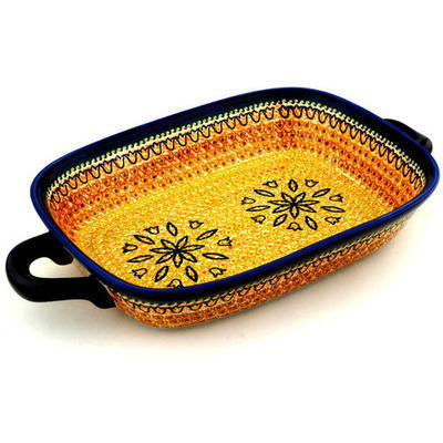 Rectangular Baker with Handles 18"