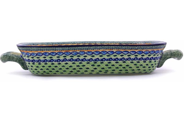 Rectangular Baker with Handles 18"