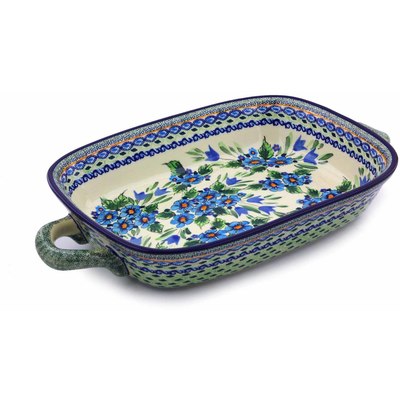 Rectangular Baker with Handles 18"