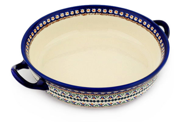 Round Baker with Handles 13"