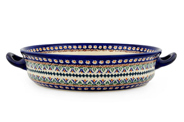 Round Baker with Handles 13"