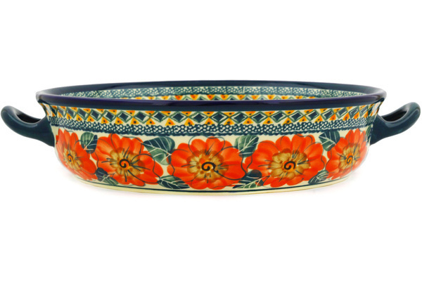 Round Baker with Handles 13"