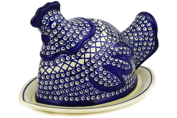 Dish with Hen Cover 14"