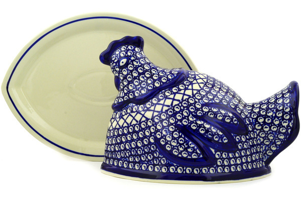 Dish with Hen Cover 14"