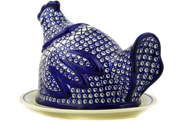 Dish with Hen Cover 14"