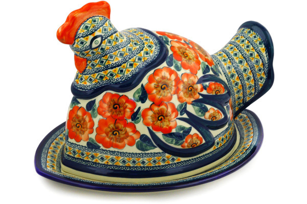 Dish with Hen Cover 14"