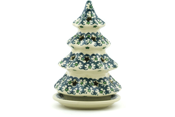 Christmas Tree Candle Holder 7"