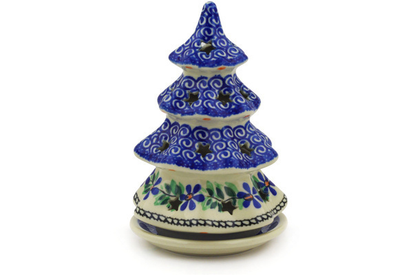 Christmas Tree Candle Holder 7"