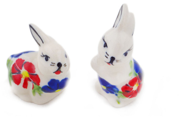 Pair of Figurine Bunnies 2"
