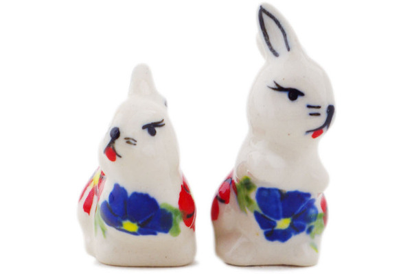 Pair of Figurine Bunnies 2"