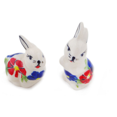 Pair of Figurine Bunnies 2"