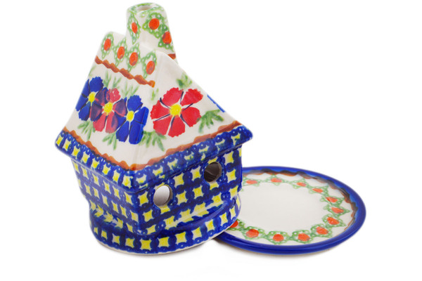 House Shaped Candle Holder 5"