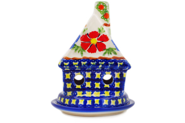 House Shaped Candle Holder 5"