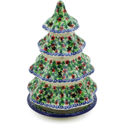 Christmas Tree Candle Holder 8"
